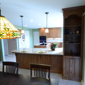 Knotty Alder kitchen