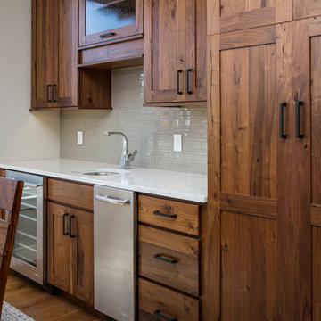 Knotty Walnut Kitchen