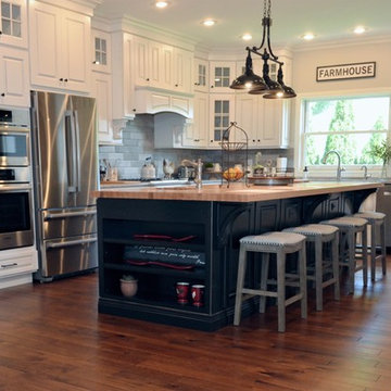 Knox, IN. Haas Cabinetry. Upscale Modern Farmhouse Inspired