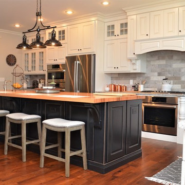 Knox, IN. Haas Cabinetry. Upscale Modern Farmhouse Inspired