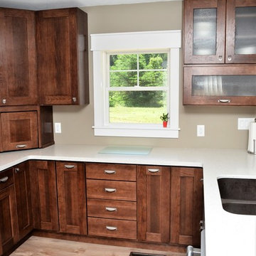 Knox, IN. Haas Signature Collection, Hickory Sienna Kitchen