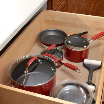 Knox IN, Haas Signature Collection, Oak Kitchen with functional storage