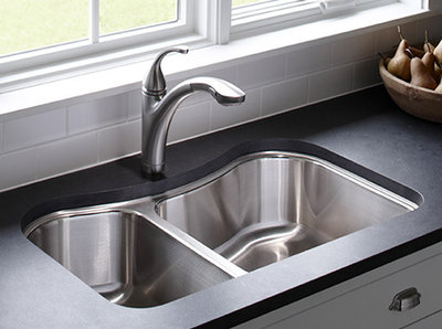 コンテンポラリー キッチン KOHLER: Staccato™ Kitchen Sinks: Kitchen: : Kitchen: New Products
