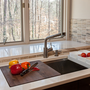 KOHLER STAGES SINK WITH INTEGRATED CUTTING BOARD AND PREP BOWLS