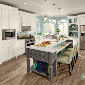 Dove White Kraftmaid Cabinets - Photos & Ideas | Houzz