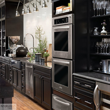 KraftMaid: Maple Kitchen Cabinetry in Onyx