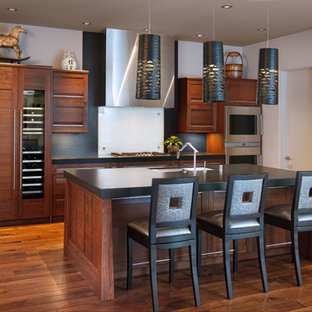 75 Beautiful Asian Kitchen With Dark Wood Cabinets Pictures Ideas April 21 Houzz