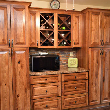 La Porte, IN. Haas Signature Collection. Rustic Hickory Kitchen
