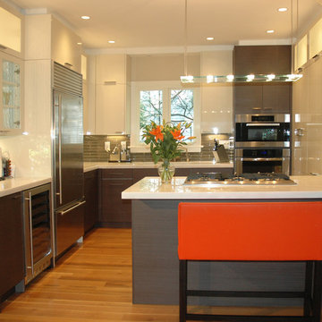 Lacquer and Wenge Kitchen