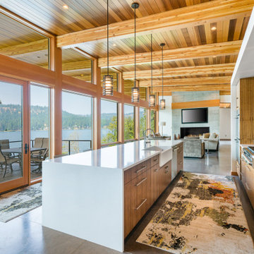 Lake Coeur d'Alene Custom Home