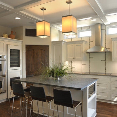 Trendy kitchen photo in Minneapolis with stainless steel appliances
