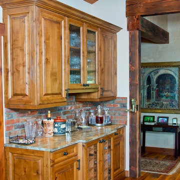 Lake Creek Colorado Traditional Rustic Kitchen