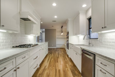 Inspiration for a transitional kitchen remodel in Dallas