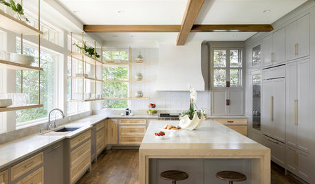 5 Ways to Work in Windows Behind Kitchen Cabinetry