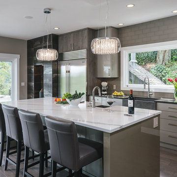 Lake Oswego Contemporary Kitchen