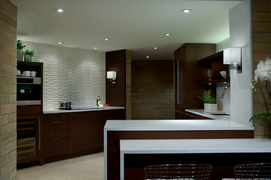 Example of a trendy kitchen design in Orlando