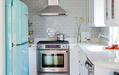 Installez un réfrigérateur coloré pour une déco gourmande