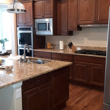 Large island kitchen