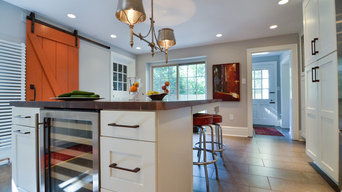 Large Island with Undercounter Wine Cooler