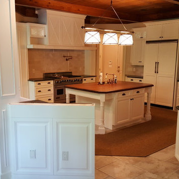 Large Kitchen Cabinet Refinishing