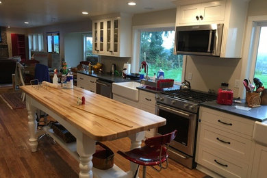 Large Kitchen Remodel with Custom Dining Table