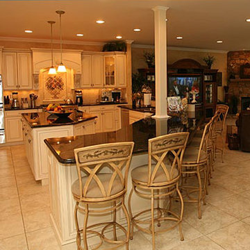 Large Open Plan Kitchen and Family Room