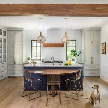 Large Star and Cross Kitchen Backsplash