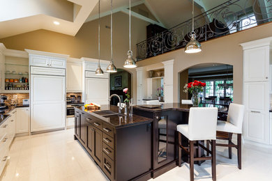 Large traditional kitchen