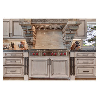 Larkspur Rustic Remodel - Rustic - Kitchen - Denver - by Brooks ...