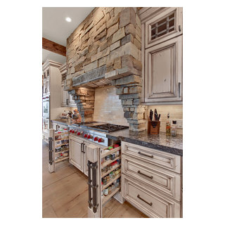 Larkspur Rustic Remodel - Rustic - Kitchen - Denver - by Brooks ...