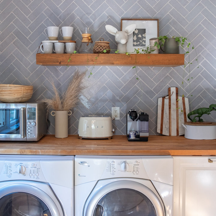 Herringbone Brick Backsplash Photos Ideas Houzz   Laundry Corner With Grey Herringbone Brick Backsplash Fireclay Tile Img~22615f500da8fdd9 3599 1 5a38c7a W720 H720 B2 P0 