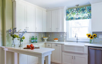 A Bright, Happy Kitchen With a Morning-Coffee Perch