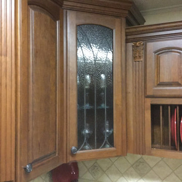 Leaded Glass Cabinet Doors