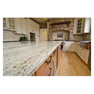 Leathered Antique Brown Granite and River Valley Granite in Vienna, VA ...