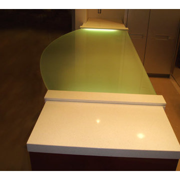 LED-Lit Glass Countertops