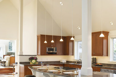 Photo of a contemporary kitchen in Providence.