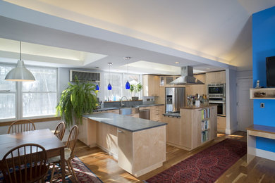 Trendy kitchen photo in Boston