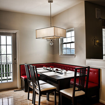 Leesburg Contemporary Kitchen - Banquette