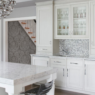 LG Viatera Rococo Quartz Kitchen