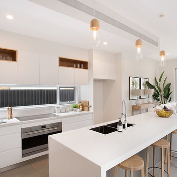 Light & airey Australian modern kitchen design - Haven On Seashell