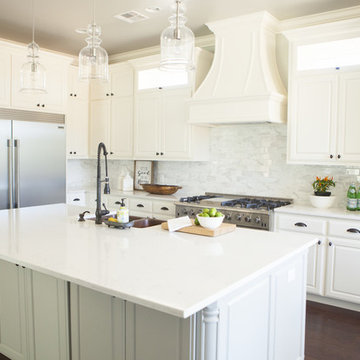Light, Bright, and White Kitchen (A 2016 OKC Fall Parade of Homes project)