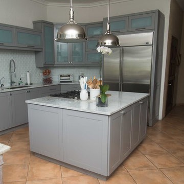 Light Grey Painted Kitchen