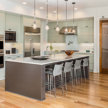 Light Pistachio Green Kitchen