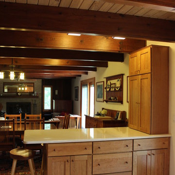 Light Stained Cabinetry