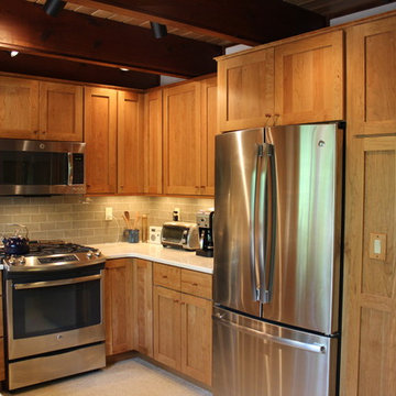 Light Stained Cabinetry