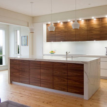 light hardwood with medium cabinets
