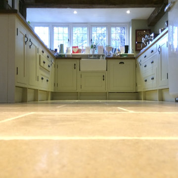 Limestone floor cleaning & sealing Surrey