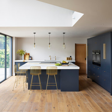 Linear Kitchen in Cutting Edge New Build