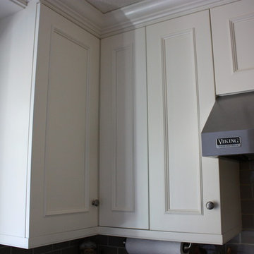 Linen White Painted Kitchen Cabinets
