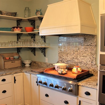 Little Eden Kitchen, Full Granite Backsplash & Countertops